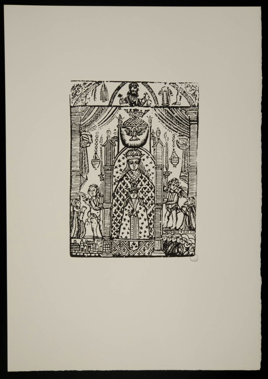 estampe Vierge à l'Enfant 1969.87.234 Photo