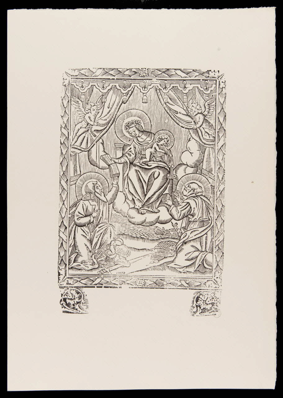 estampe Vierge à l'Enfant avec saints 1969.87.235.1 Photo