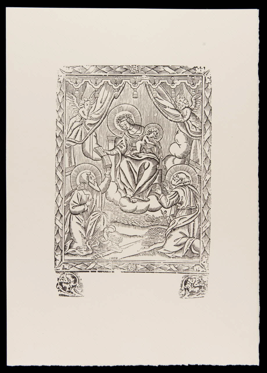 estampe Vierge à l'Enfant avec saints 1969.87.235.2 Photo