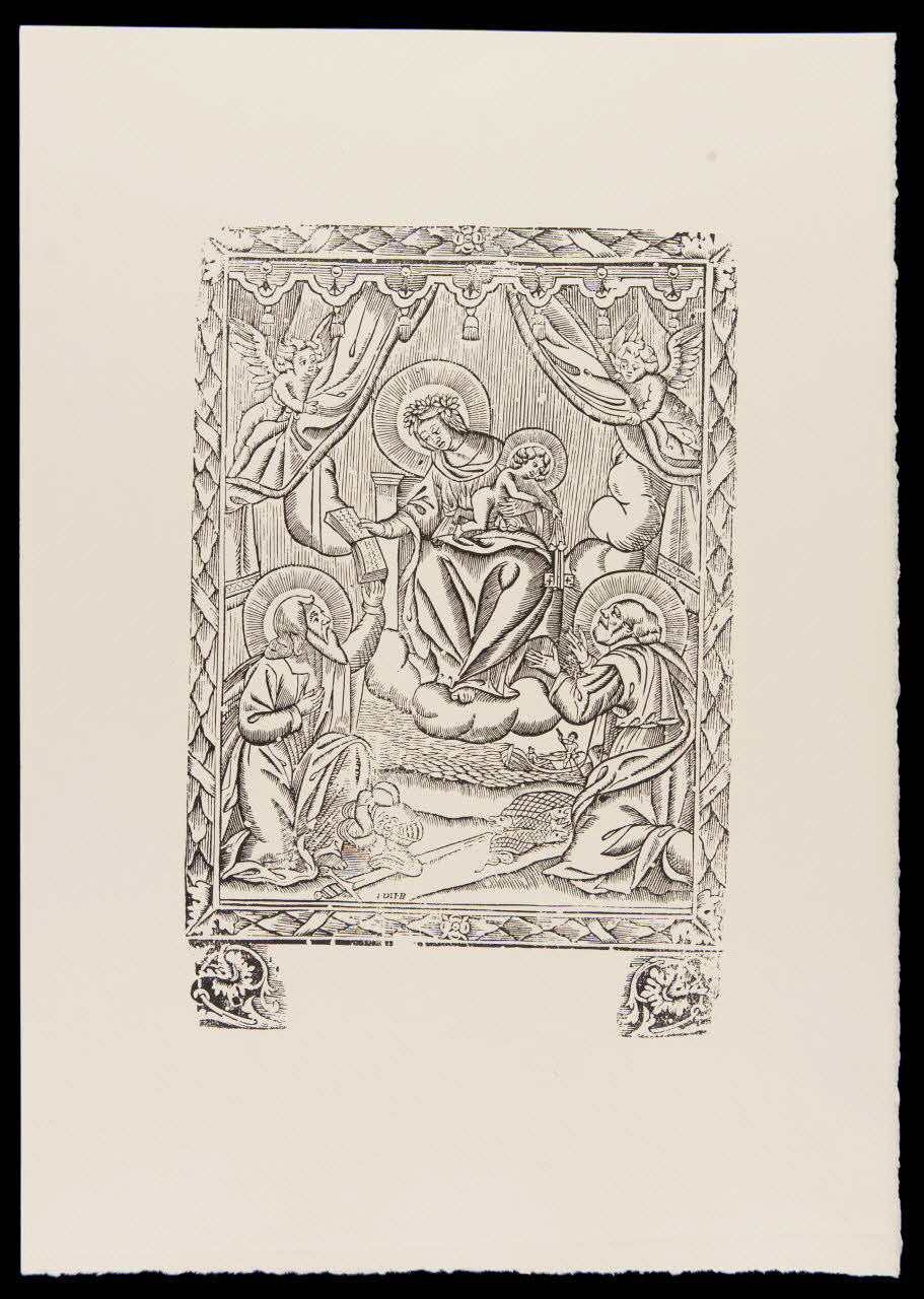 estampe Vierge à l'Enfant avec saints 1969.87.235.3 Photo