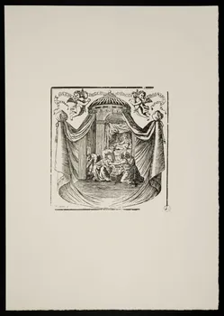 estampe Scène d'enfantement 1969.87.239.1 Photo