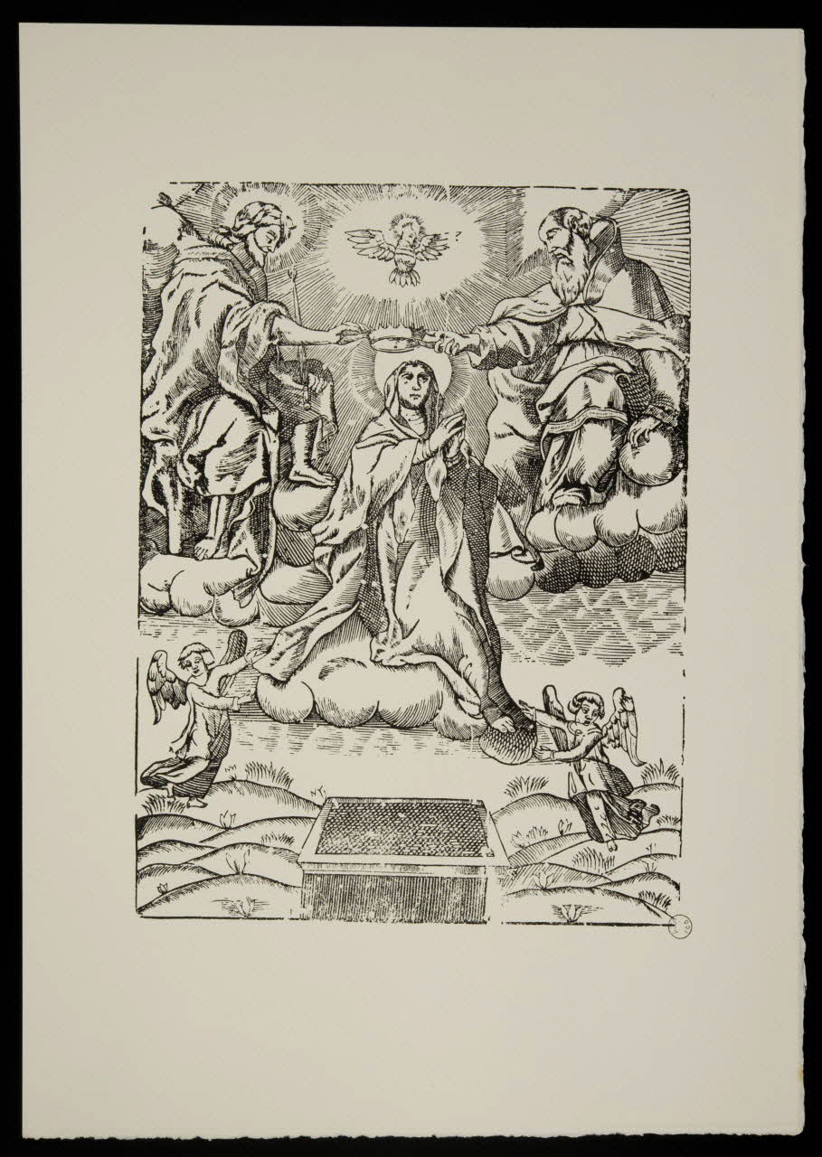 estampe Couronnement de la Vierge 1969.87.243.1 Photo