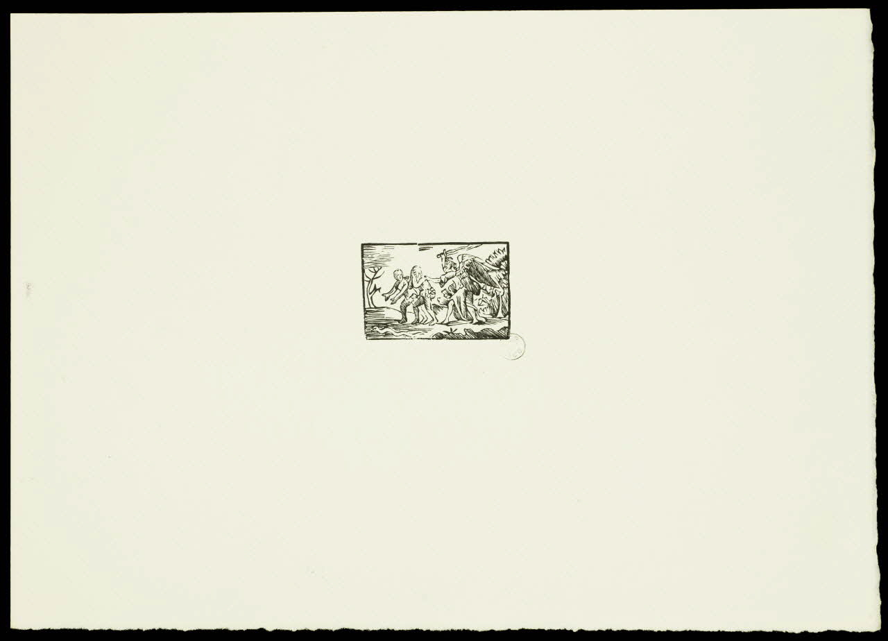 estampe Adam et Eve chassés du Paradis 1969.87.255.1 Photo