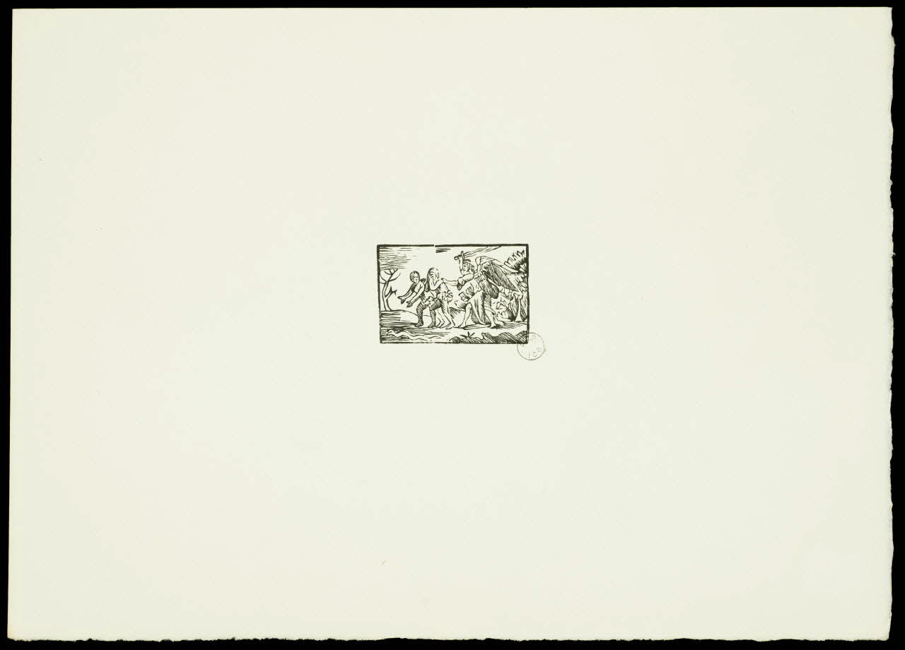 estampe Adam et Eve chassés du Paradis 1969.87.256 Photo