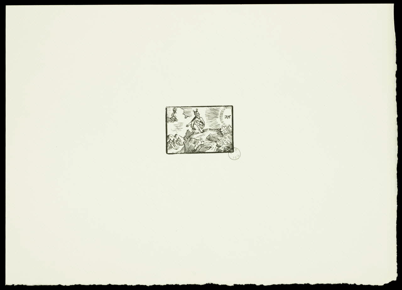 estampe Moïse sur le Mont Sinaï 1969.87.260 Photo