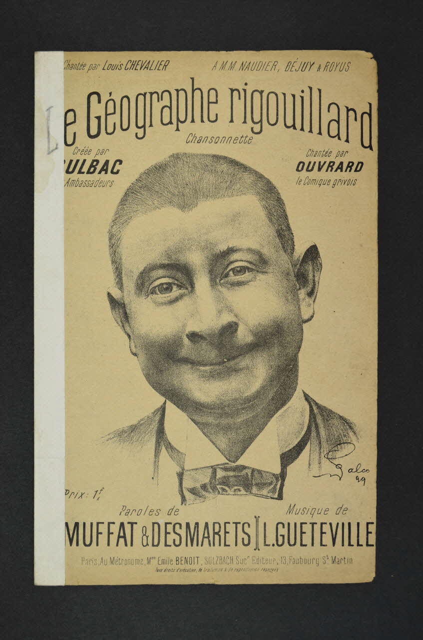 chanson petit format 1966.199.58 Photo Mucem