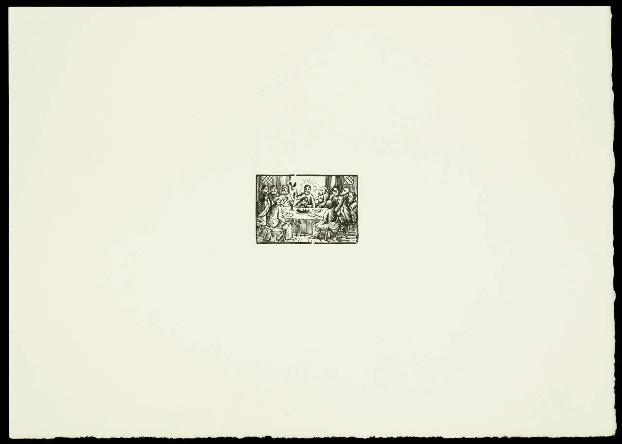 estampe La Cène 1969.87.271.3 Photo