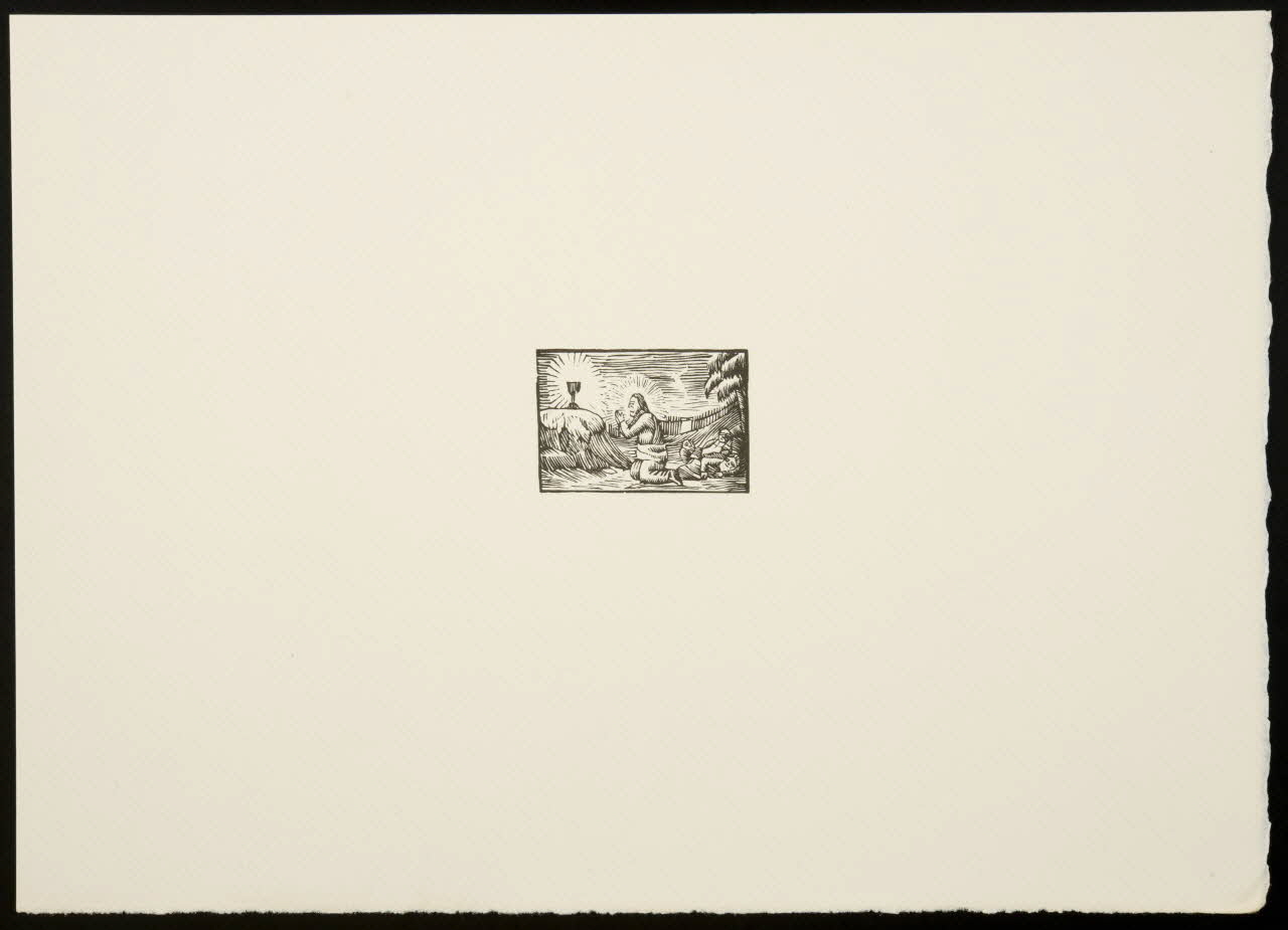 estampe Homme agenouillé priant devant un calice 1969.87.275.3 Photo