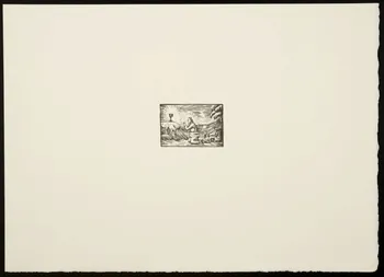 estampe Homme agenouillé priant devant un calice 1969.87.275.3 Photo