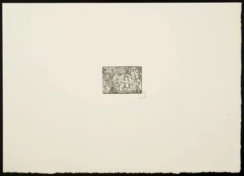 estampe La Montée au Calvaire 1969.87.277.1 Photo