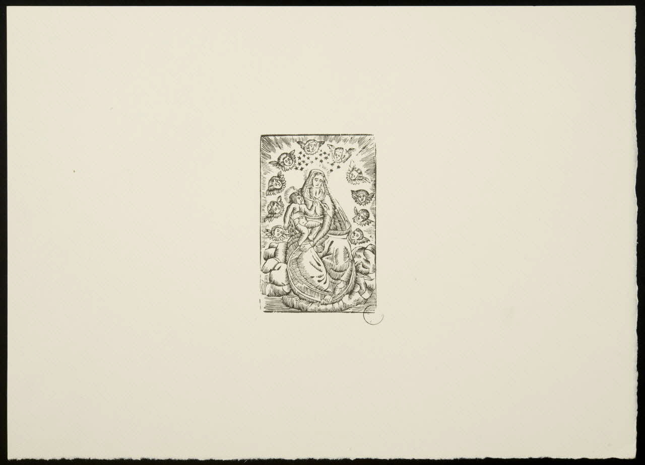 estampe Vierge à l'Enfant 1969.87.289.1 Photo