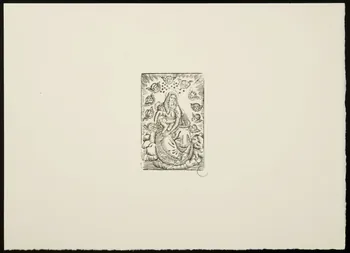 estampe Vierge à l'Enfant 1969.87.289.1 Photo