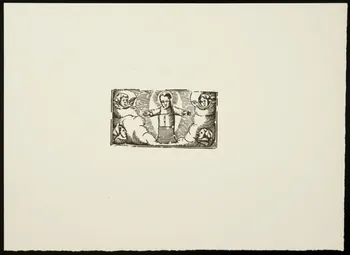 estampe Enfant Jésus entouré d'angelots 1969.87.291.2 Photo