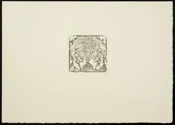 estampe Anges priant devant une représentation de la Crucifixion 1969.87.293.1 Photo