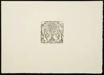 estampe Anges priant devant une représentation de la Crucifixion 1969.87.293.3 Photo