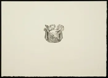 estampe Angelot présentant un drap 1969.87.295.3  Photo