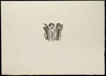 estampe Angelot présentant un drap 1969.87.298  Photo