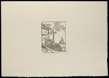 estampe Vision christique d'un Saint 1969.87.303.1 Photo