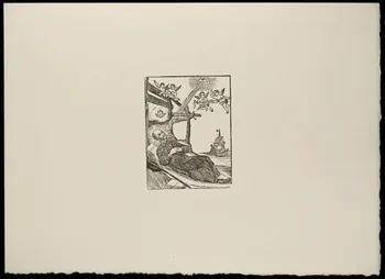 estampe Vision christique d'un Saint 1969.87.303.3 Photo