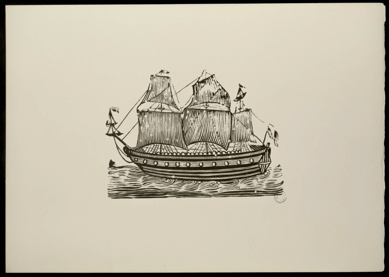 estampe Bateau 1969.87.31.1 Photo