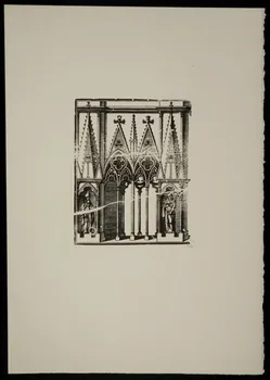 estampe Saints dans une architecture gothique 1969.87.312 Photo