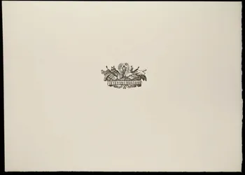 estampe Armoiries sur papier Arches 1969.87.313.2 Photo