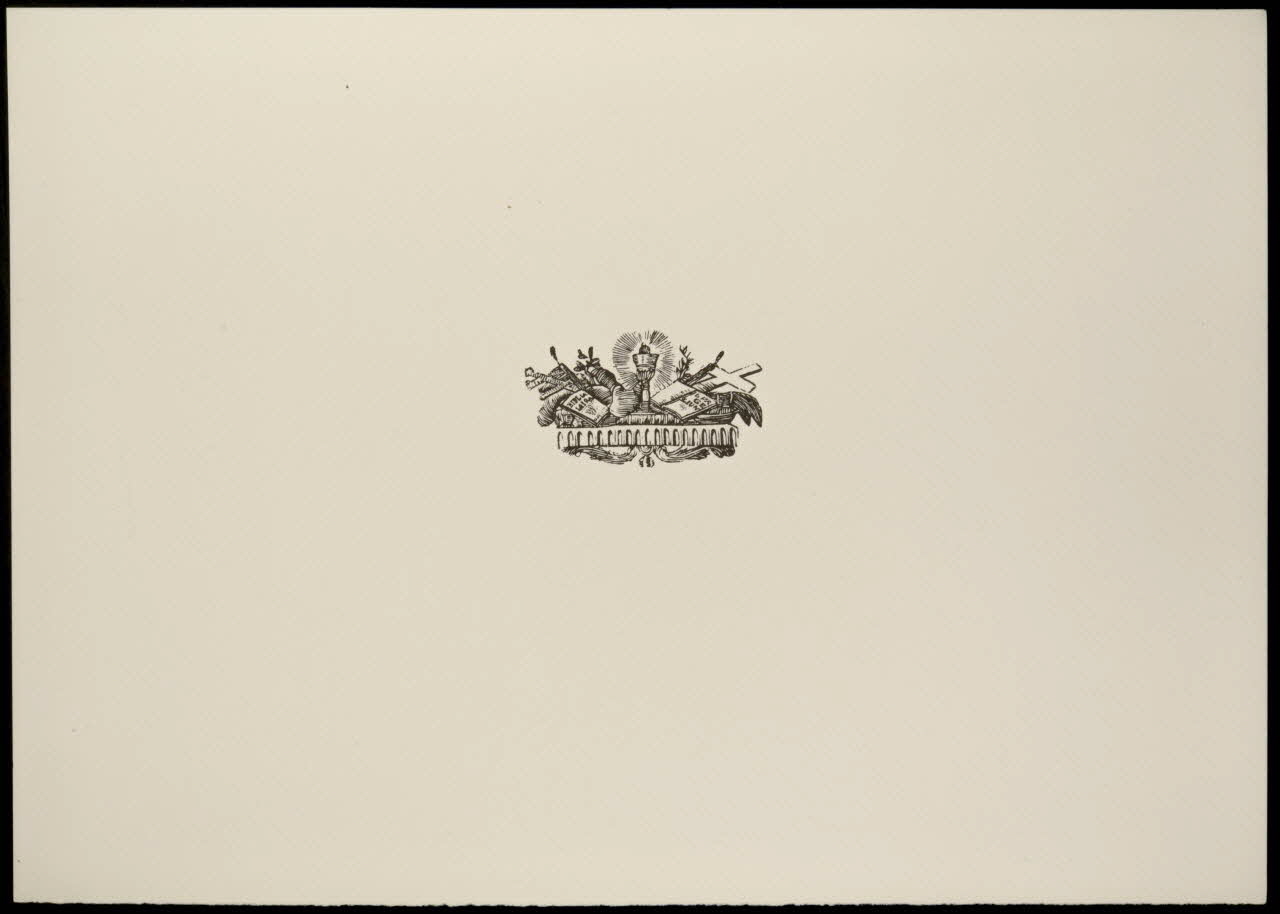 estampe Armoiries sur papier Arches 1969.87.313.3 Photo