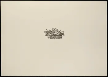 estampe Armoiries sur papier Arches 1969.87.313.3 Photo
