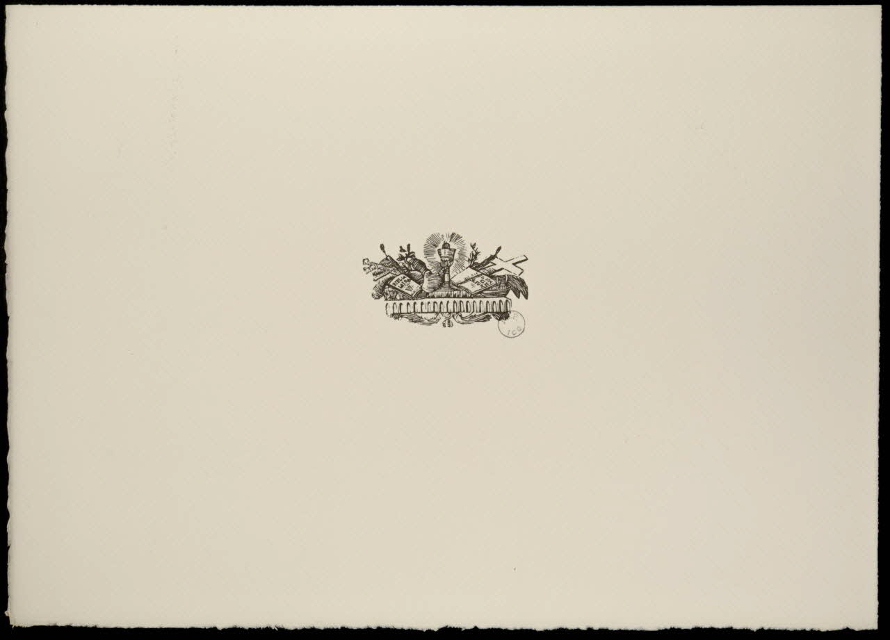 estampe Armoiries sur papier Arches 1969.87.314 Photo