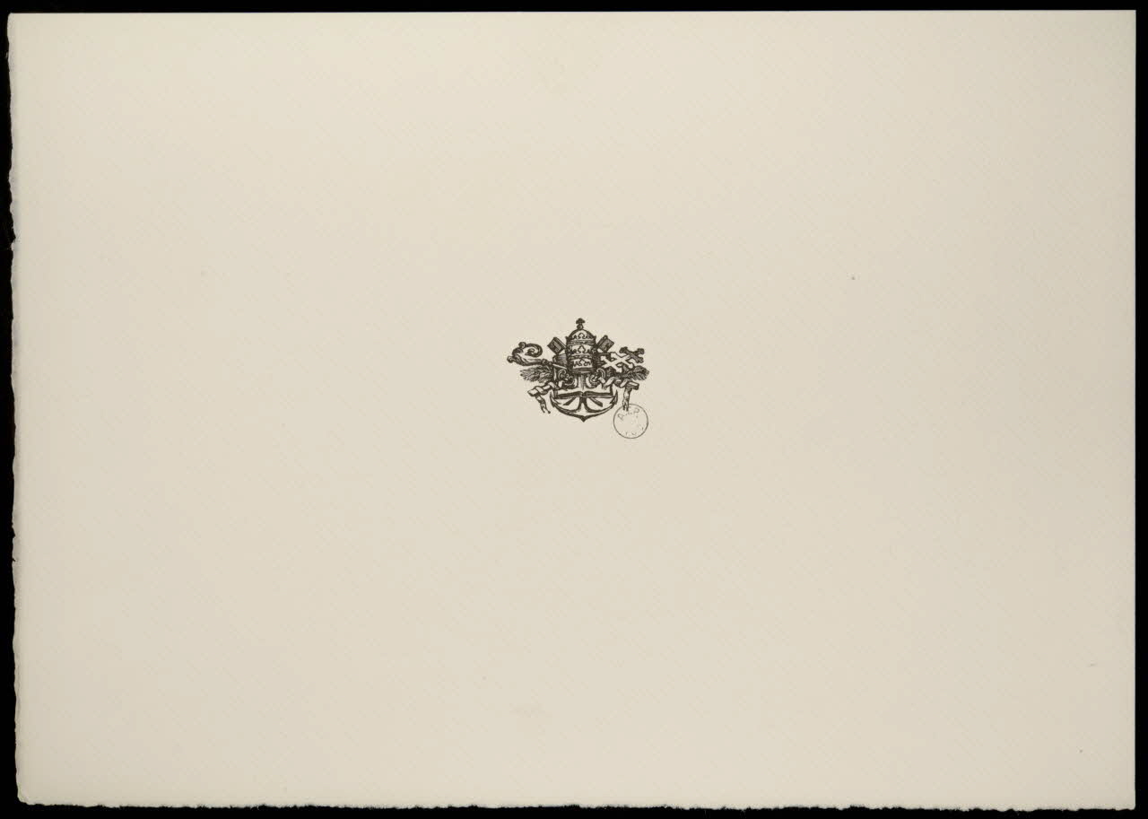 estampe Petites armoiries sur papier Arches 1969.87.317.1 Photo