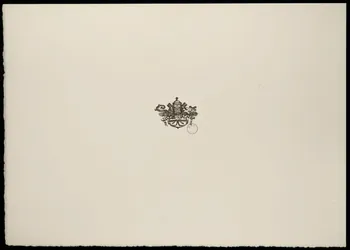 estampe Petites armoiries sur papier Arches 1969.87.317.1 Photo