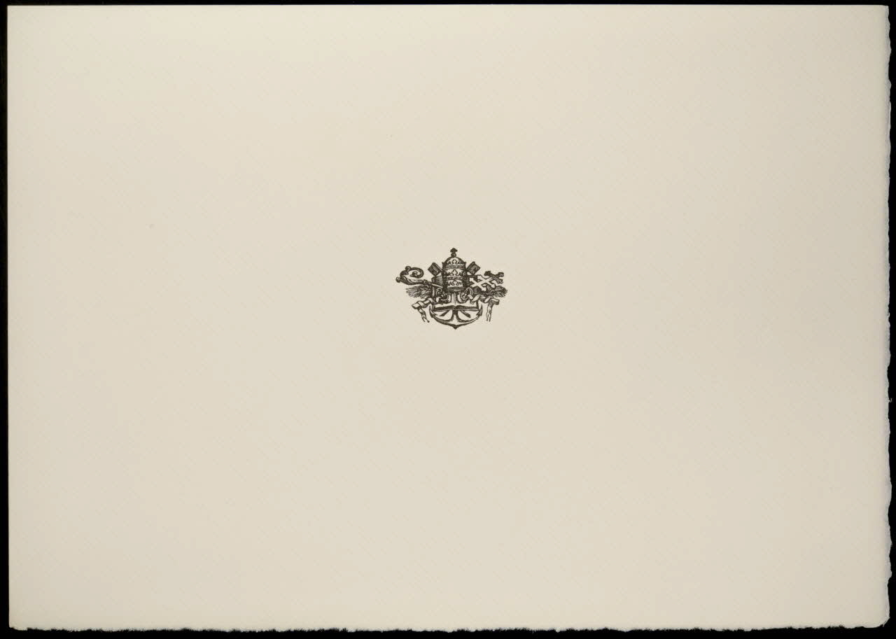 estampe Petites armoiries sur papier Arches 1969.87.317.2 Photo