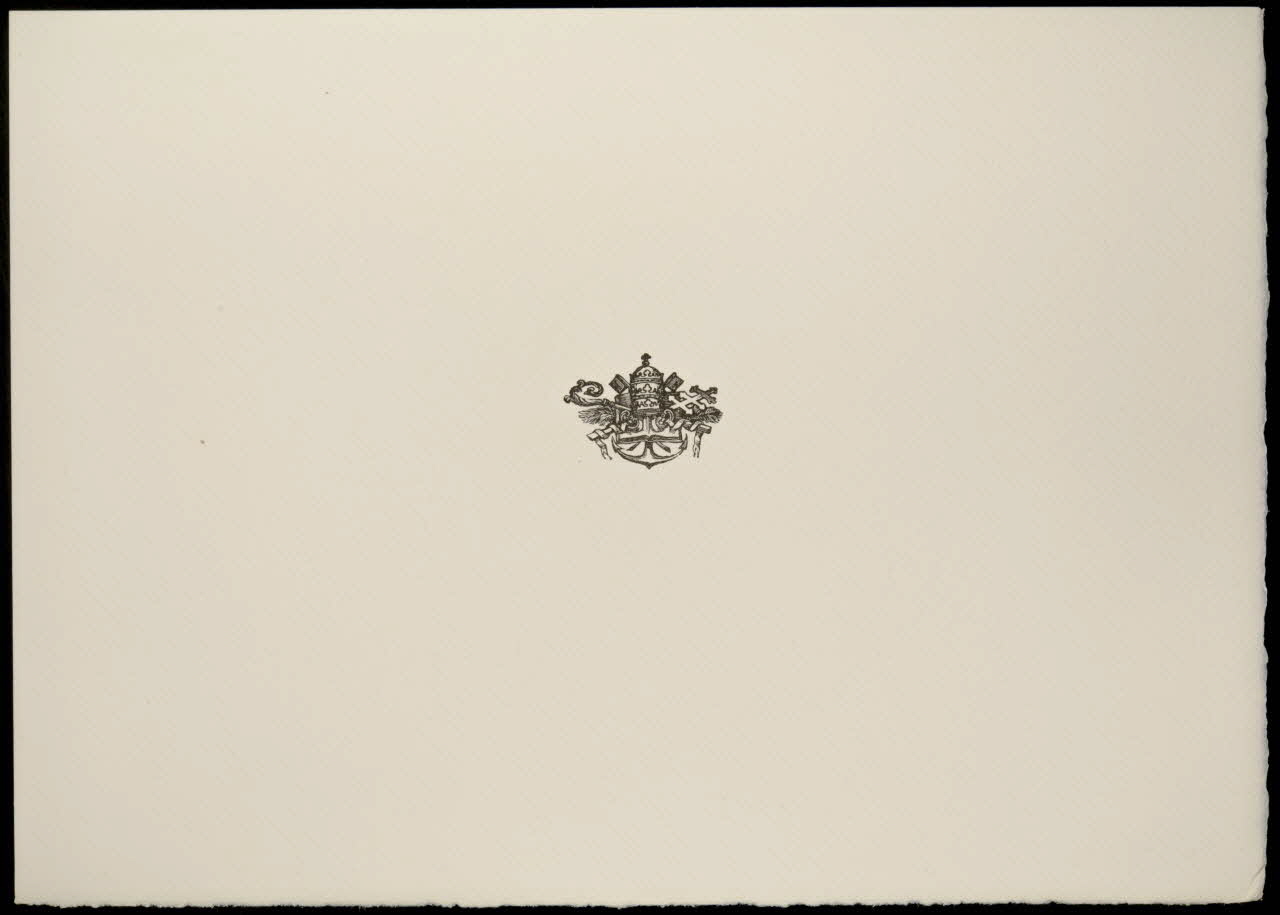 estampe Petites armoiries sur papier Arches 1969.87.317.3 Photo