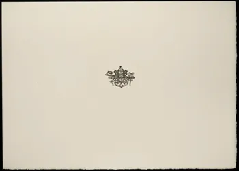 estampe Petites armoiries sur papier Arches 1969.87.317.3 Photo