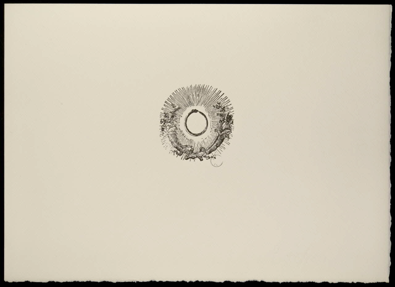 estampe Fleurs en couronne 1969.87.319.1 Photo