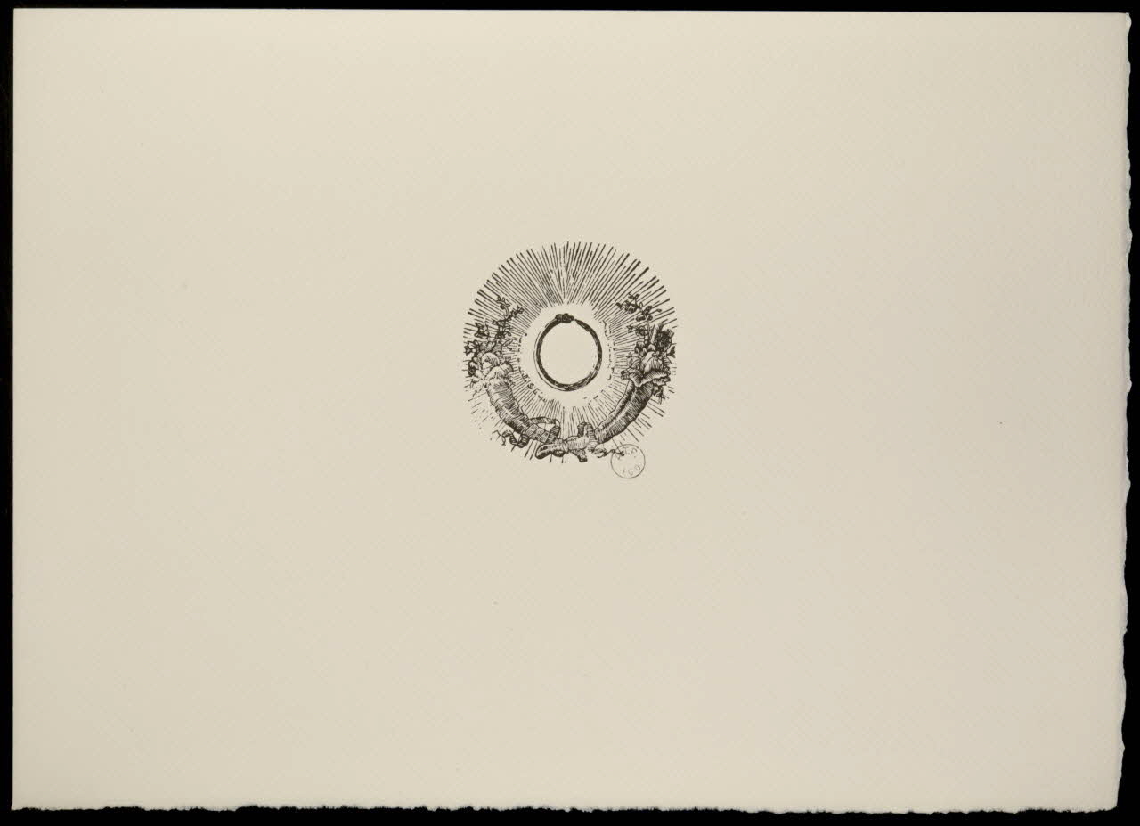 estampe Fleurs en couronne 1969.87.320 Photo