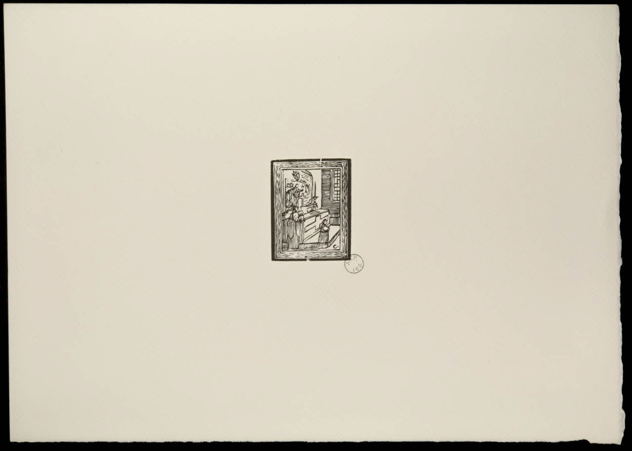 estampe Scène de prière 1969.87.325.1 Photo