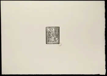 estampe Scène de prière 1969.87.325.1 Photo