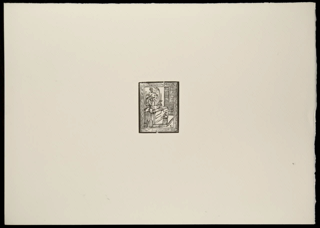 estampe Scène de prière 1969.87.325.2 Photo