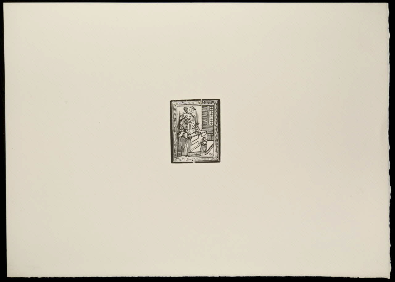 estampe Scène de prière 1969.87.325.3 Photo