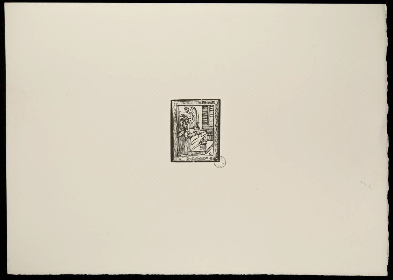 estampe Scène de prière 1969.87.326 Photo