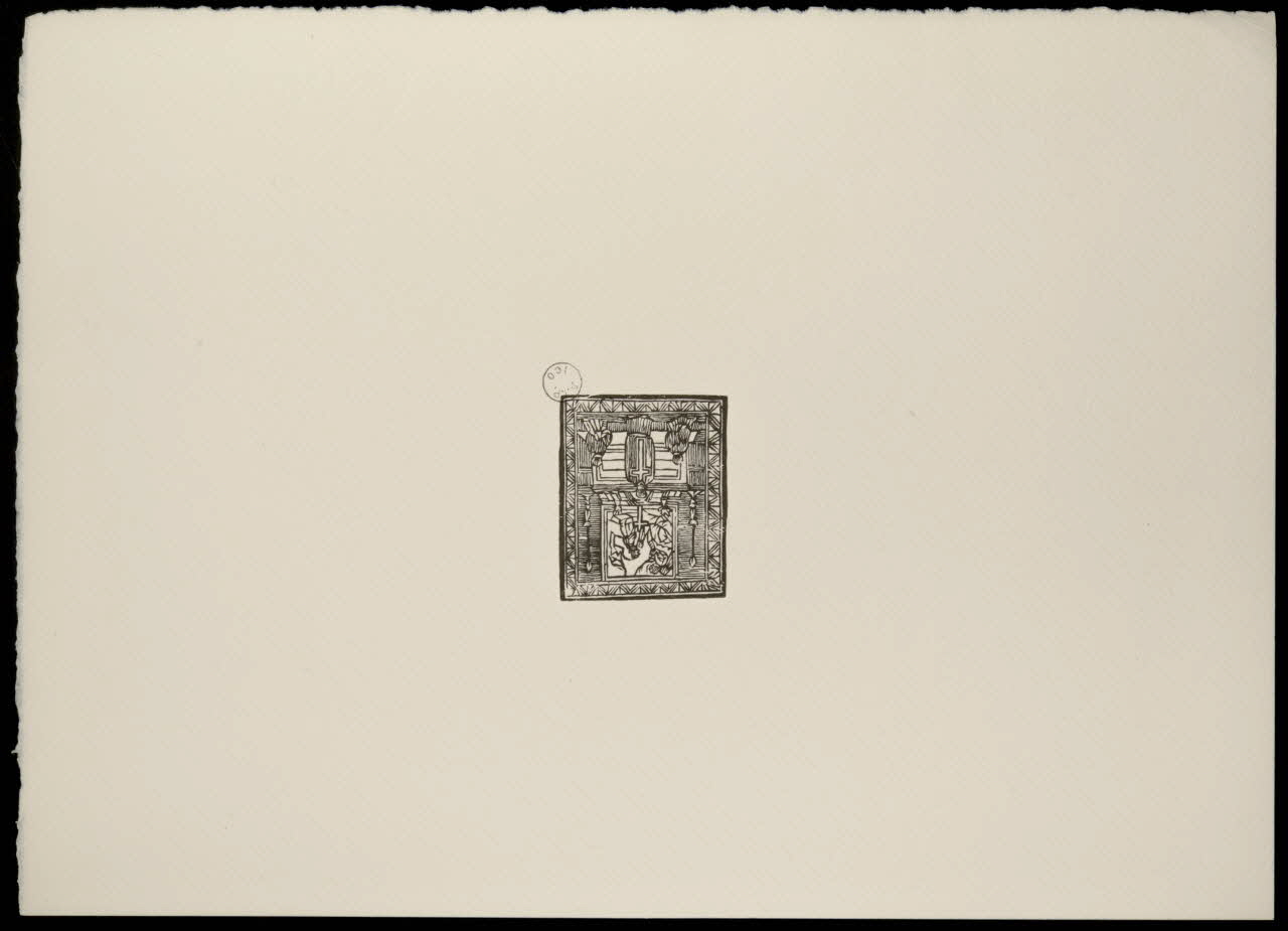 estampe Scène de prière 1969.87.327.1 Photo