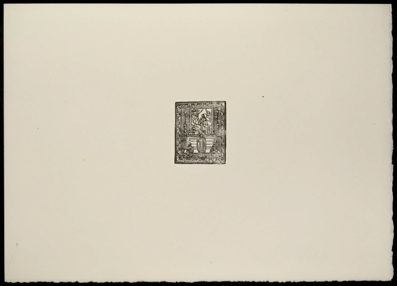 estampe Scène de prière 1969.87.327.2 Photo