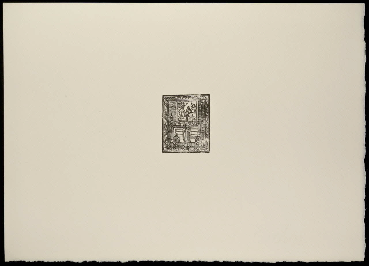 estampe Scène de prière 1969.87.327.3 Photo