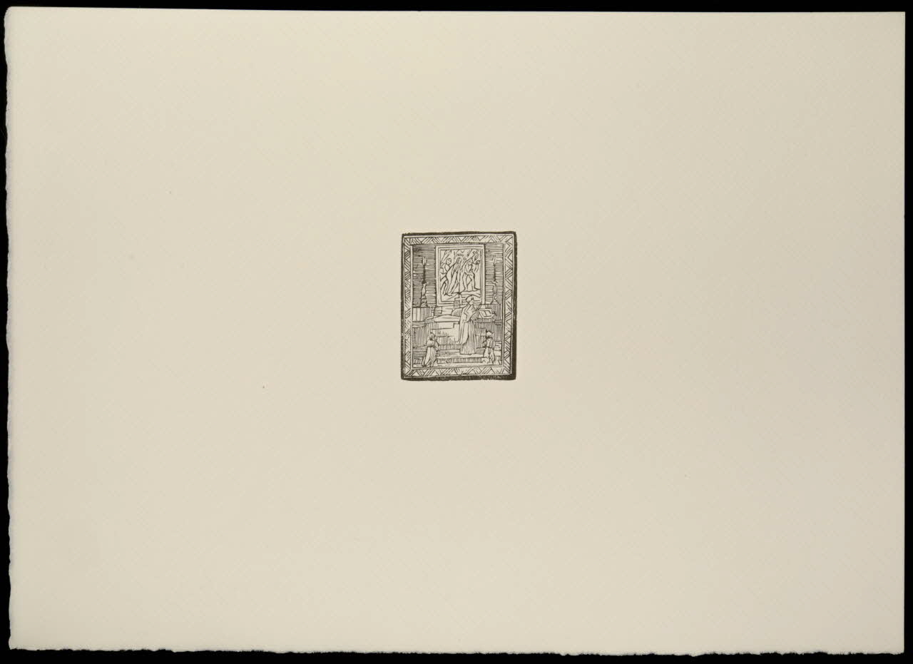 estampe Scène de prière 1969.87.329.2 Photo