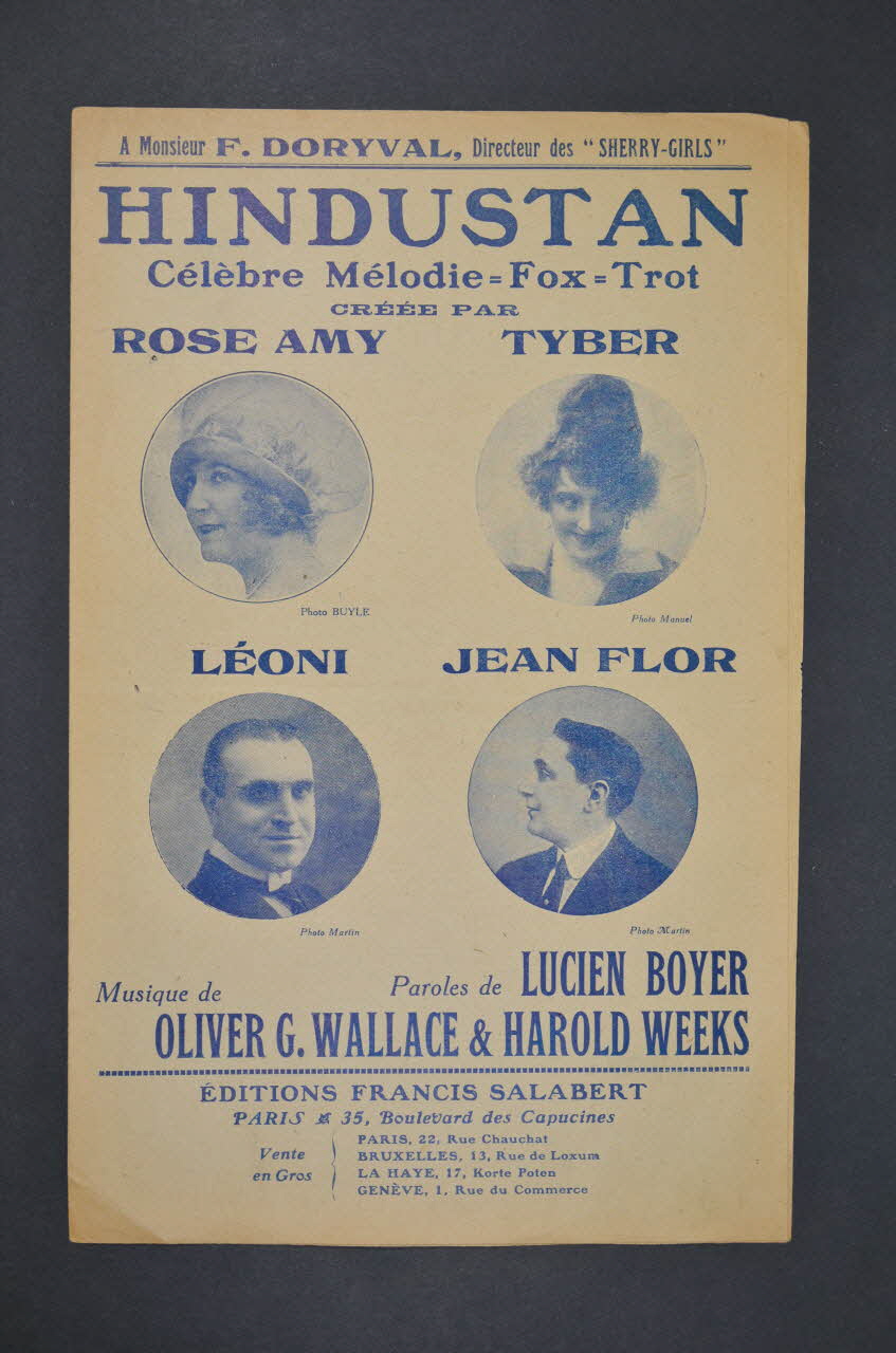 chanson petit format 1966.199.61 Photo Mucem