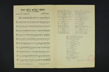 Eugène Rimbault ; Henri Christiné ; Harry Fragson chanson petit format Île-de-France, France 1912 1965.186.48 Photo Mucem