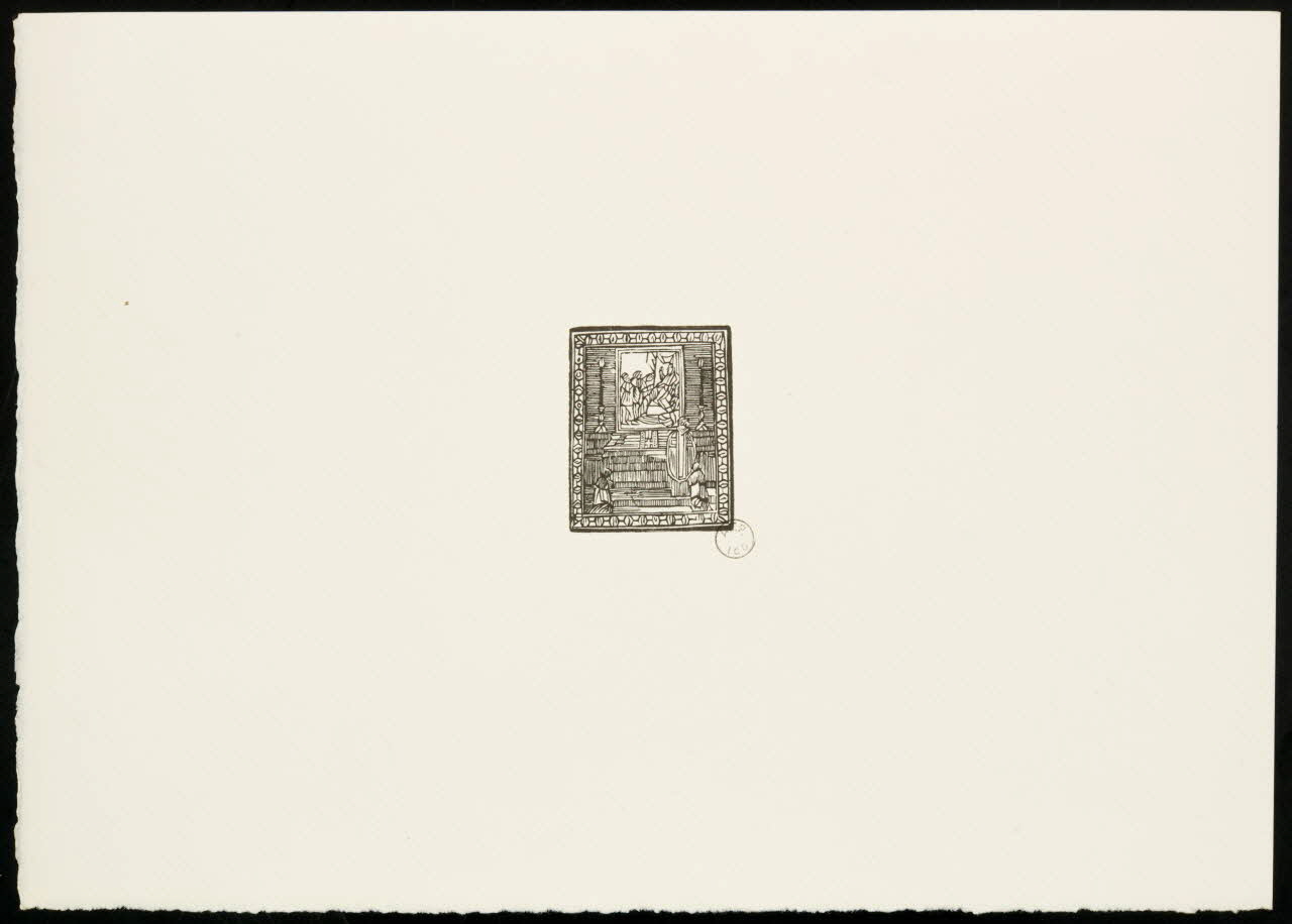 estampe Prières devant l'autel 1969.87.337.1 Photo