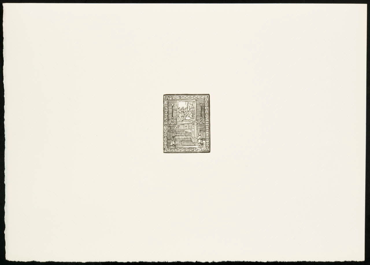 estampe Prières devant l'autel 1969.87.337.2 Photo