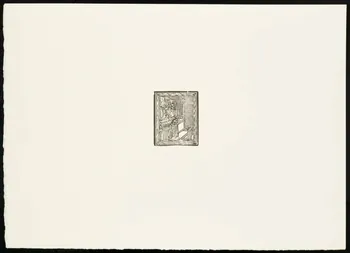 estampe Prêtre et enfant face à l'autel 1969.87.341.3 Photo
